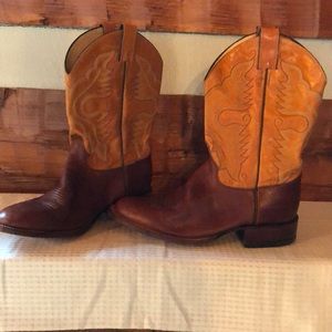 Justin Leather Boots.  Mens size 10